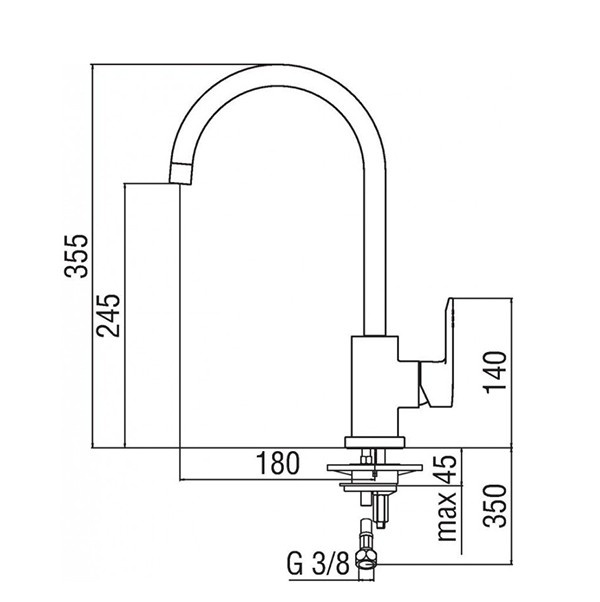 Смеситель для кухни Nobili New Road RD00133CR Хром