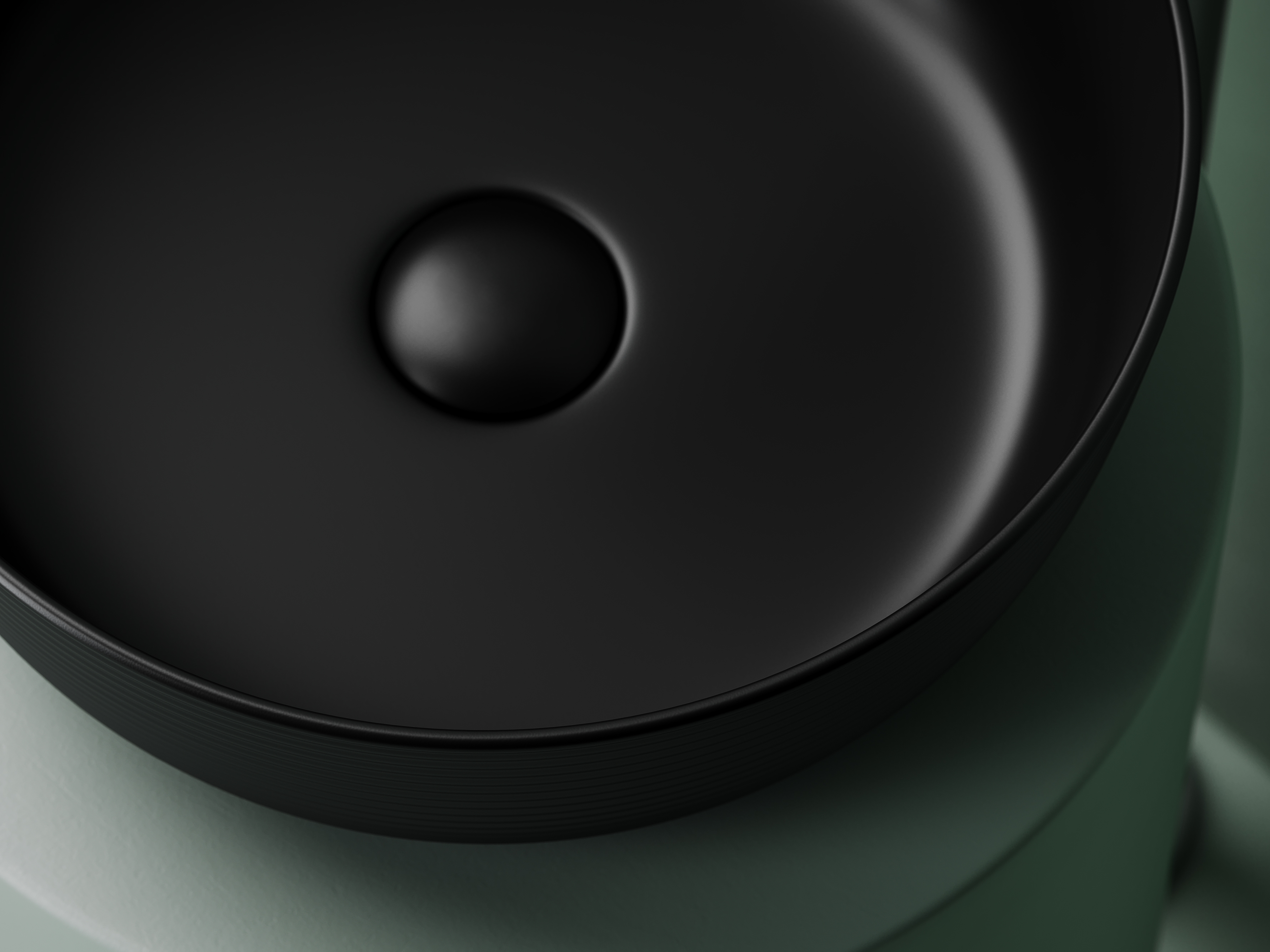 Раковина накладная 35см Ceramica Nova Element CN6073MB черный матовый