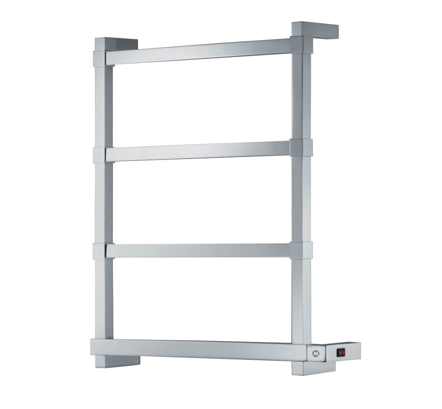 Полотенцесушитель электрический Margaroli Panorama 842-4 8424704CRNB 620х555 хром