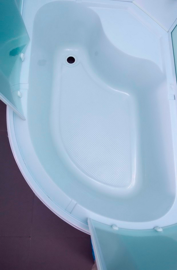 Душевая кабина Timo Eco TE-0720 L P 120x80x215 профиль белый, стекло рифленое