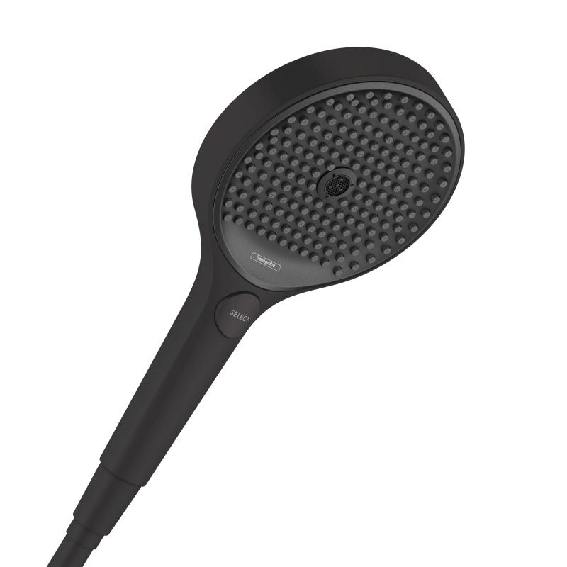 Душевая лейка Hansgrohe Rainfinity 130 3jet 26864670 черный матовый