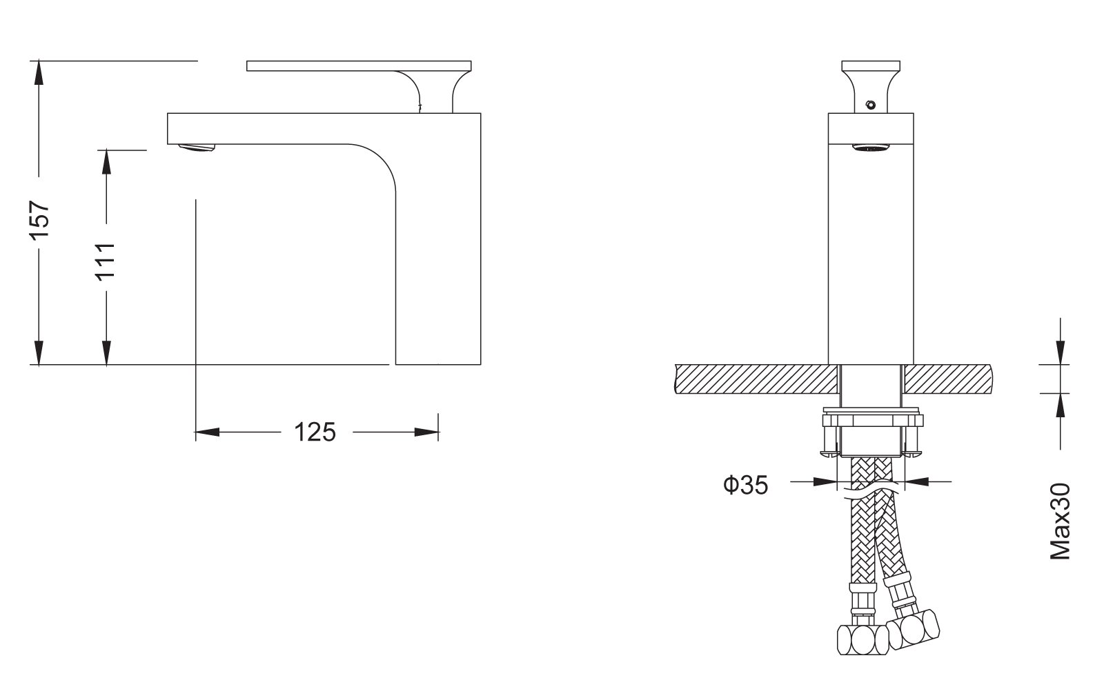 Смеситель для раковины Timo Torne 4361/00-16F хром;белый глянцевый