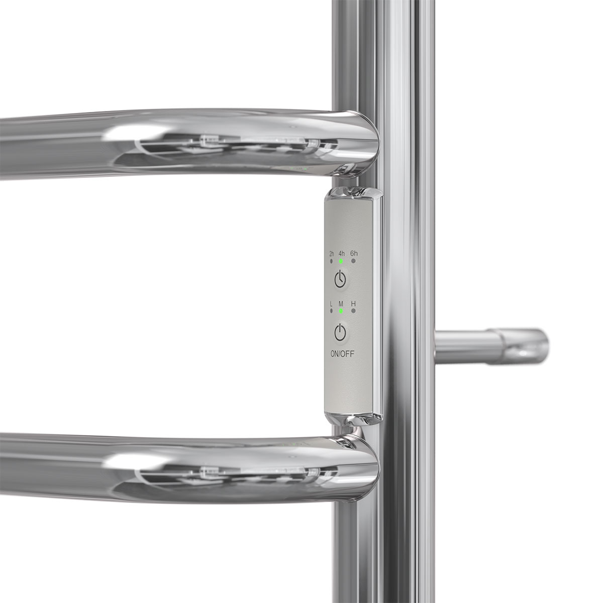 Полотенцесушитель электрический Point PN90846 П6 400x600 диммер справа, хром