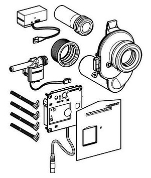 Кнопка смыва Geberit HyTronic 116.010.00.1