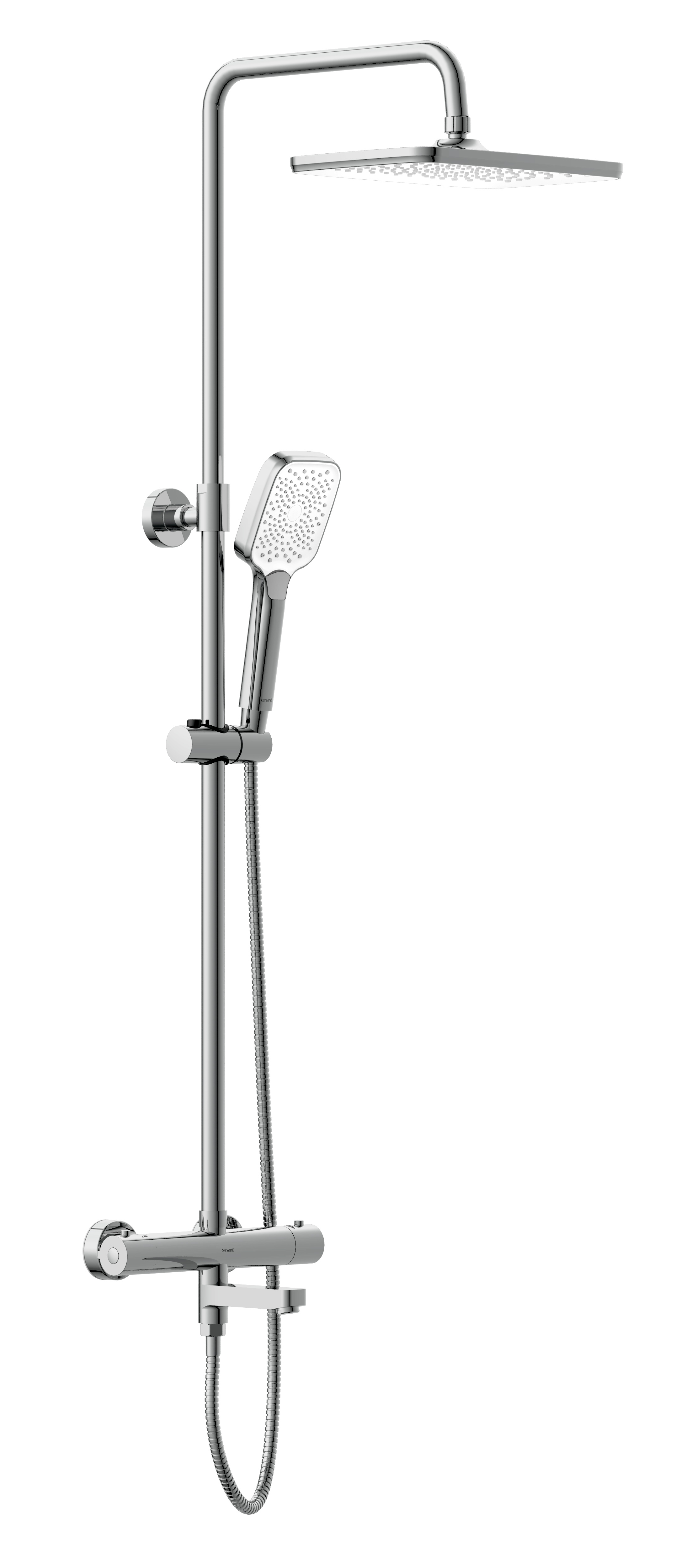 Душевая стойка с термостатом Cersanit VIVO 64090 хром