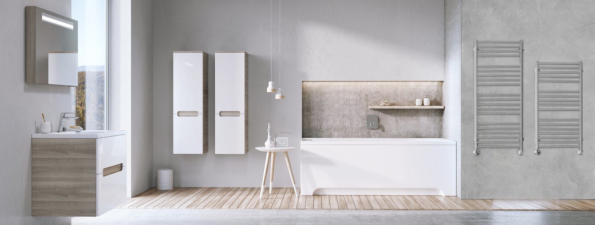 Полотенцесушитель водяной Ravak Norma 100х50 хром