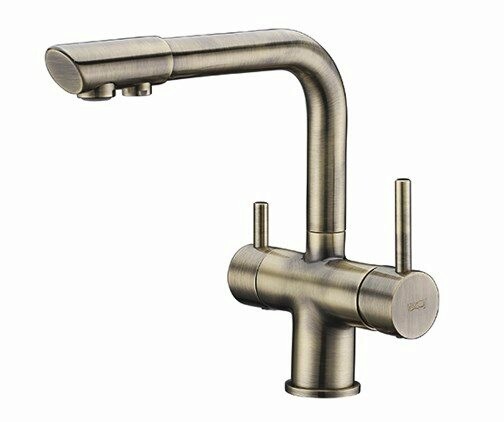 Смеситель для кухни WasserKraft A8037 светлая бронза
