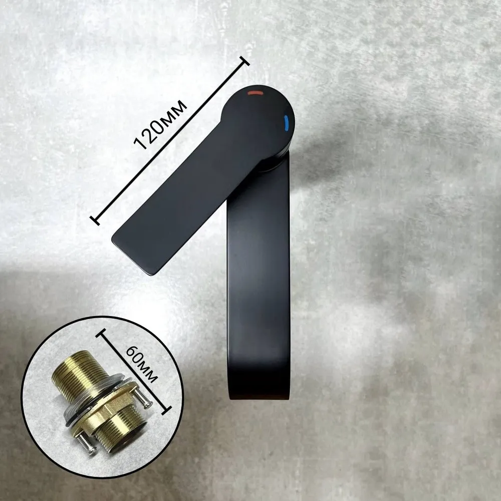 Смеситель для раковины BELZ B11812-7, черный матовый