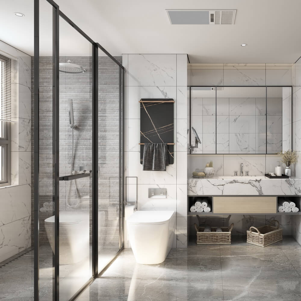 Полотенцесушитель электрический Black&White N-389 81х43.2 черный матовый