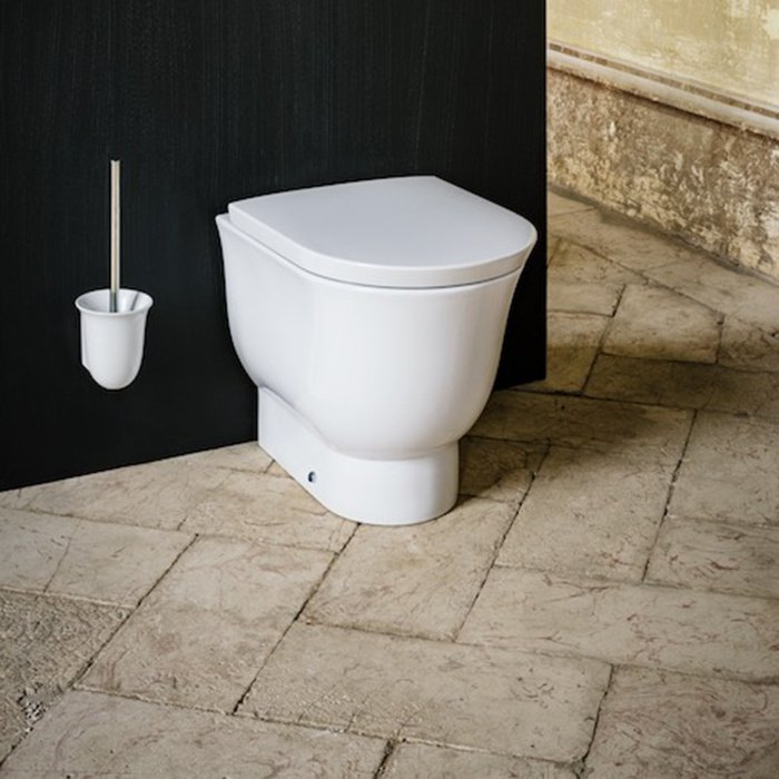 Унитаз приставной безободковый Laufen New Classic 8.2385.1.000.000.1 без сиденья