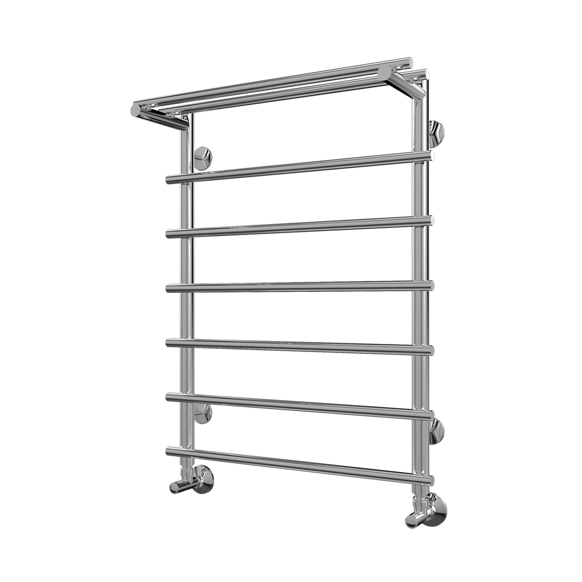 Полотенцесушитель водяной Terminus Ватра с полкой П7 500x696