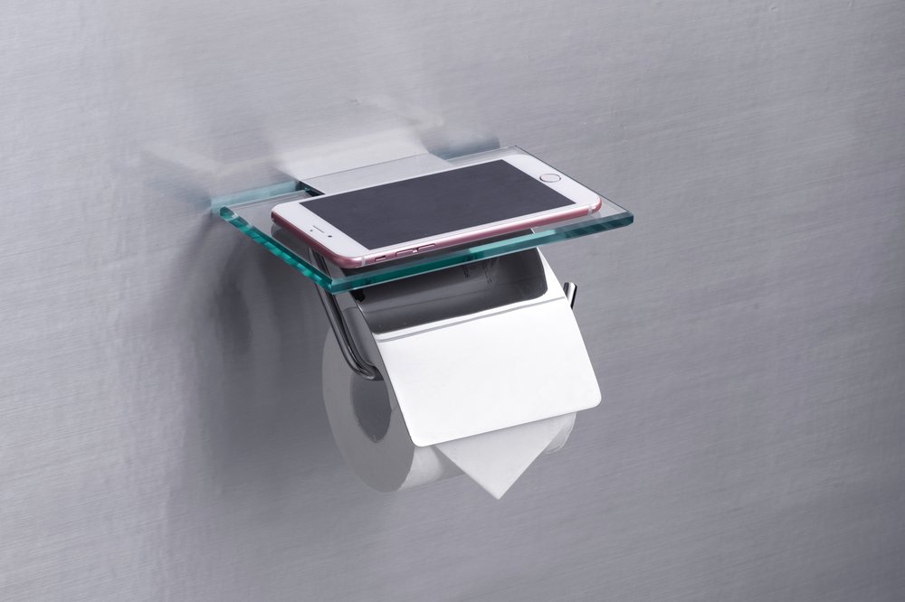 Держатель туалетной бумаги Rush Edge ED77131 Хром