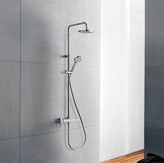 Душевая стойка Kludi Logo 6809505-00 с термостатом