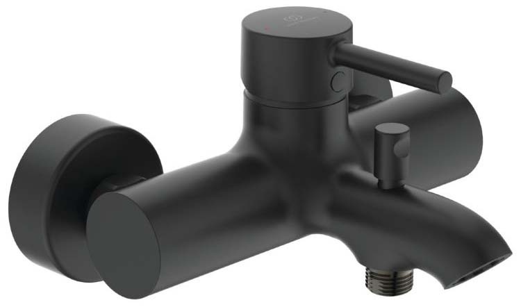 Смеситель для ванны с душем Ideal Standard Ceraline BC199XG черный матовый