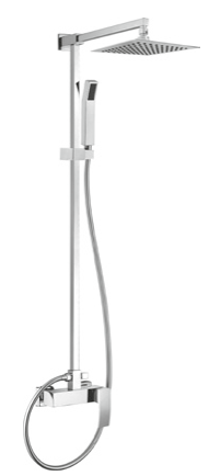 Душевая стойка Cezares QUATTRO-C-CD-01-S хром