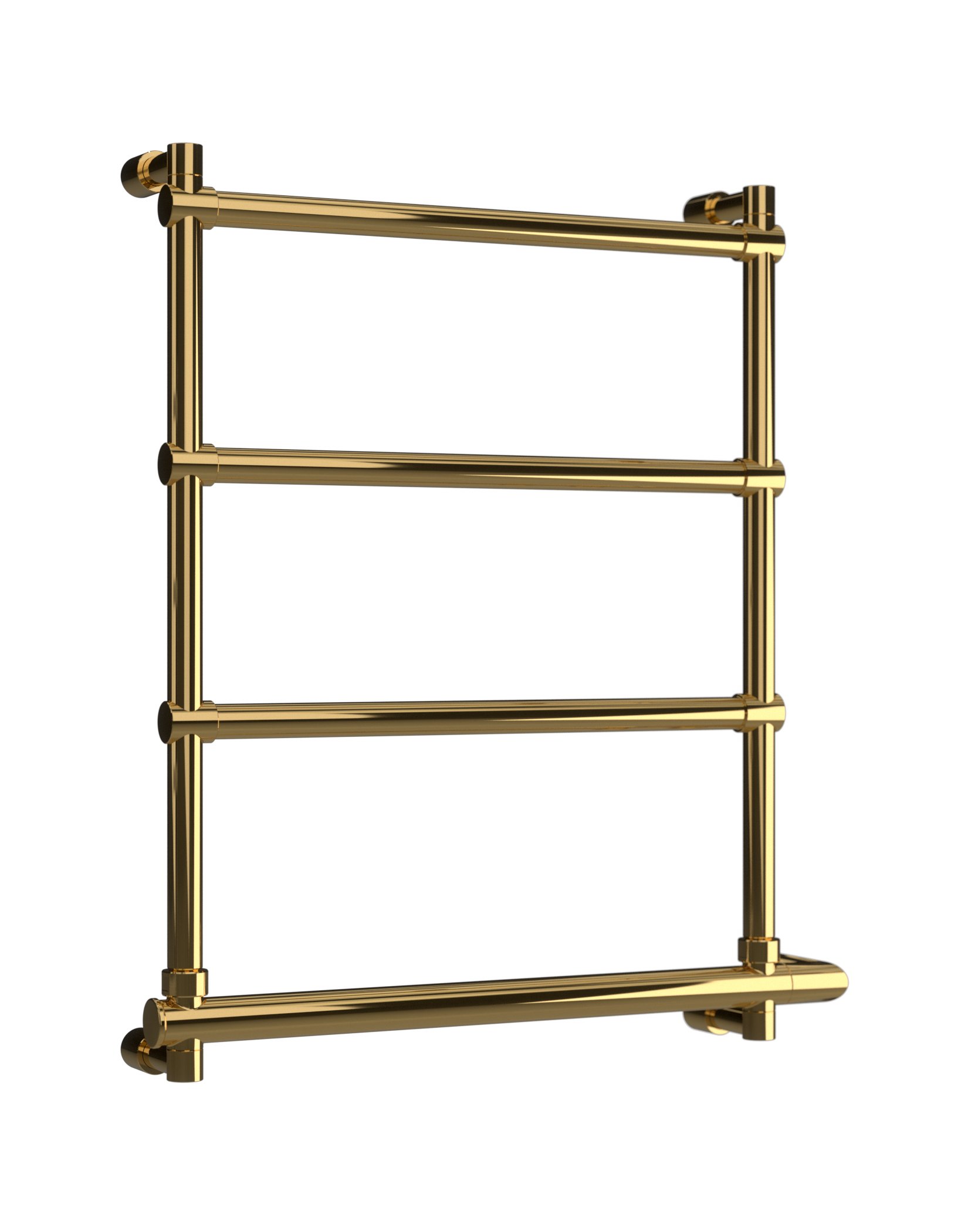 Полотенцесушитель электрический Margaroli Sole 542-4 5424704GONB 660х570 золото