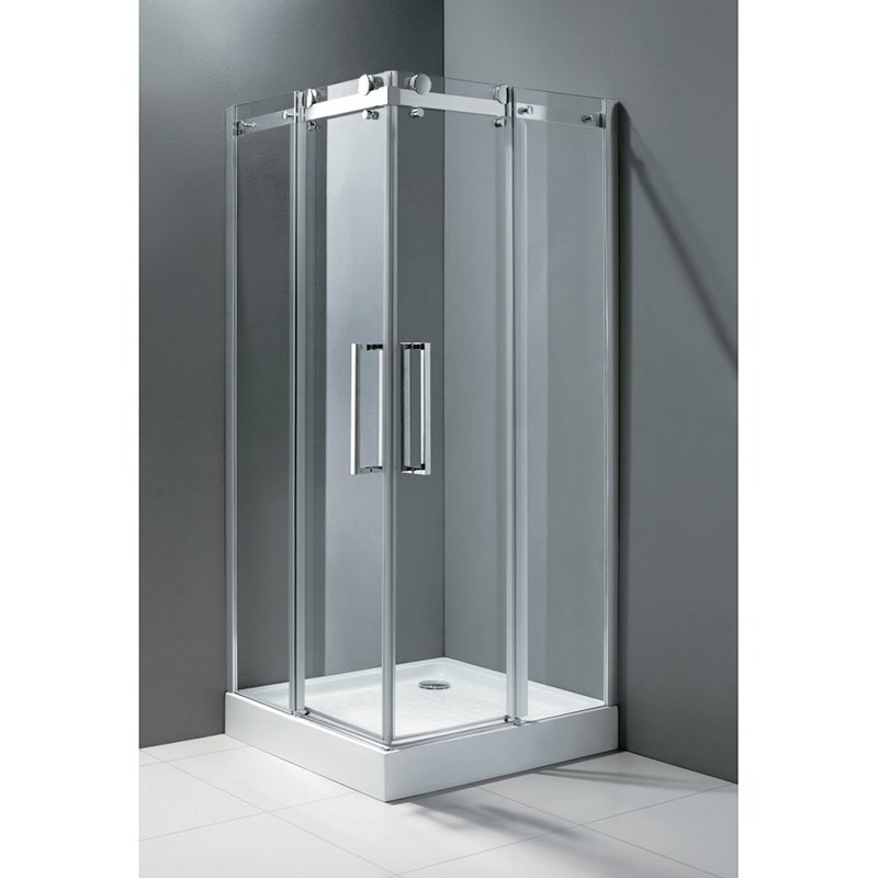 Душевой уголок Cezares Stylus-M A-2 90x90 профиль Хром стекло прозрачное