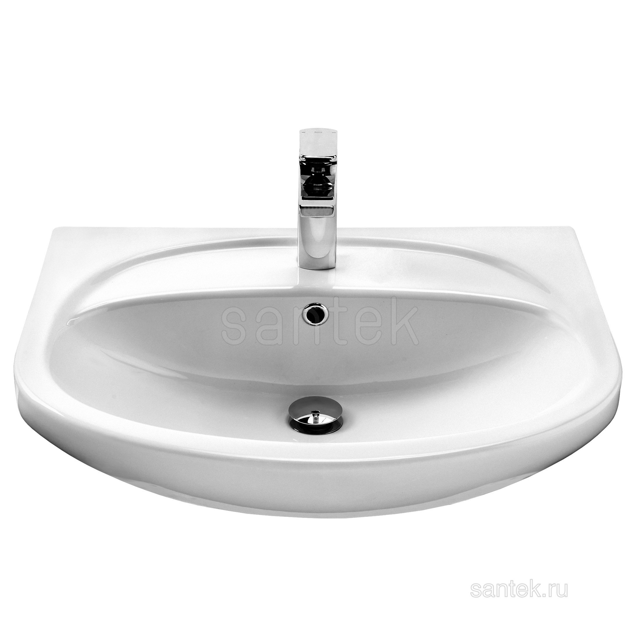 Раковина Santek Стелла 65 отверстие под смеситель 1WH110174