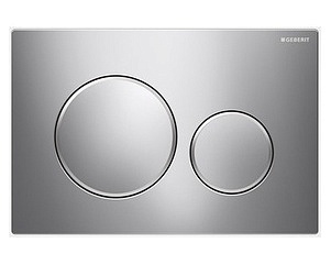 Кнопка смыва Geberit Sigma 20 115.882.KH.1 хром глянцевый/хром матовый