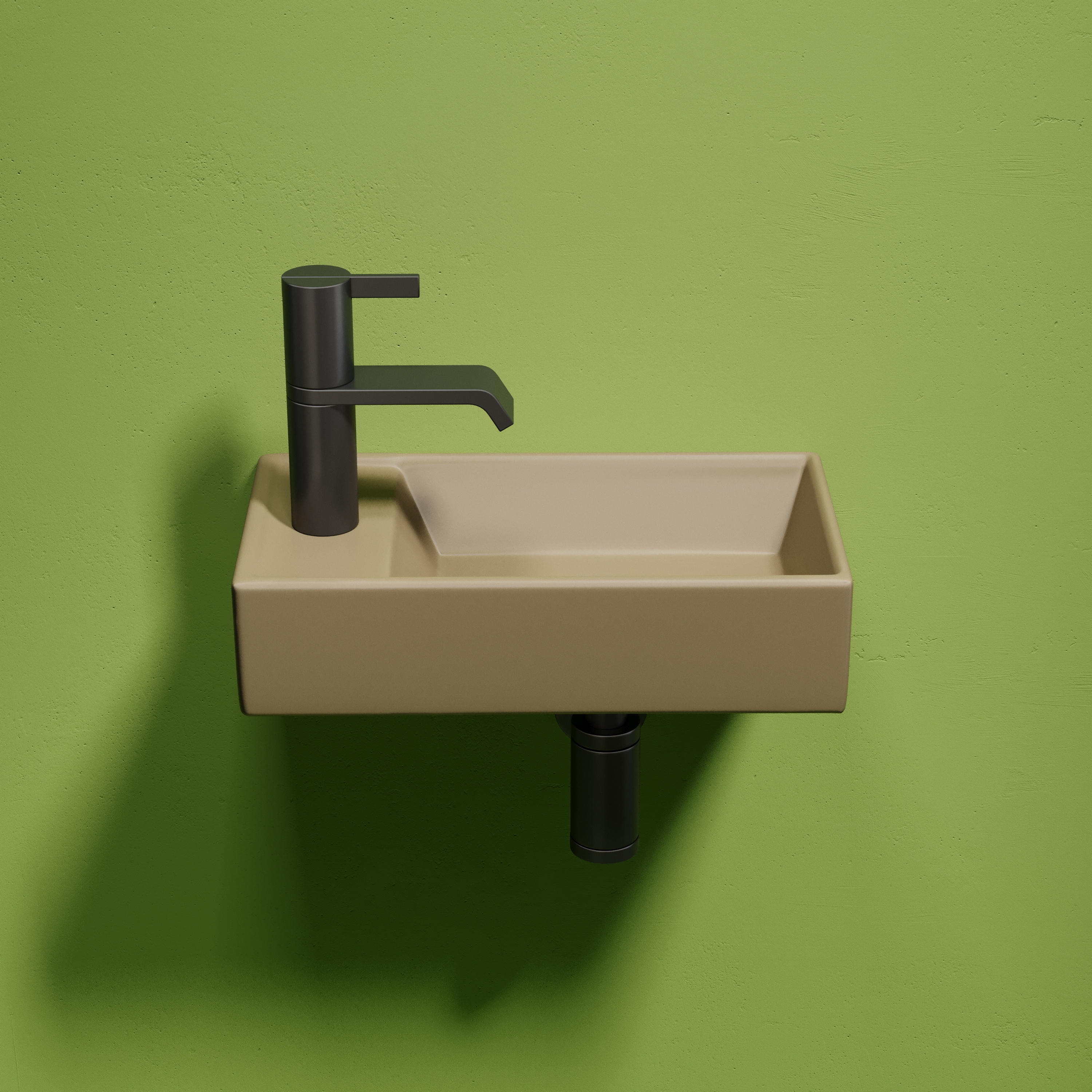 Раковина подвесная 40см Ceramica Nova Element CN6051RMC капучино матовый