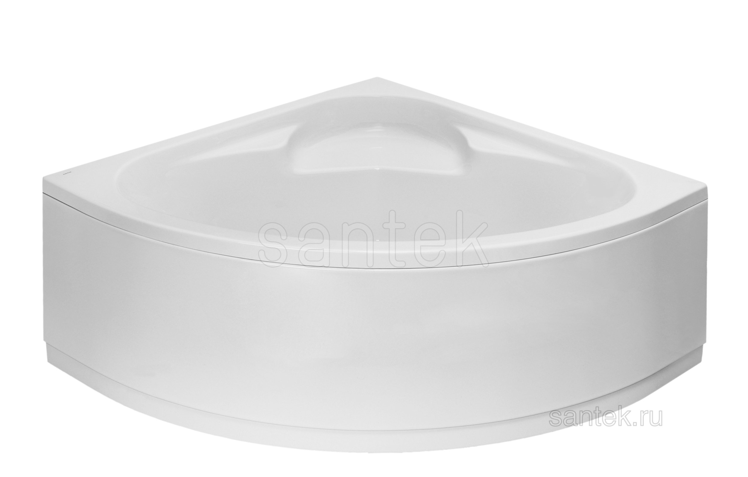 Акриловая ванна Santek Карибы 140х140 симметричная белая 1WH111982