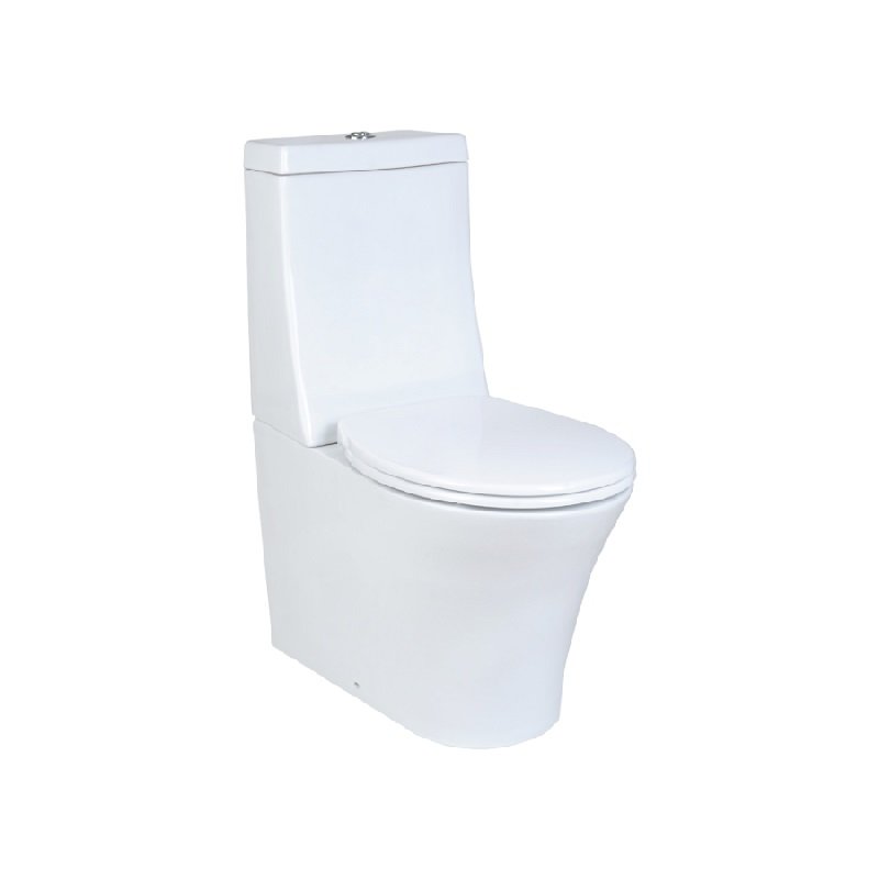 Унитаз приставной Creo Ceramique Paris PA1002+PA1001(UF5170)+PA1003 белый