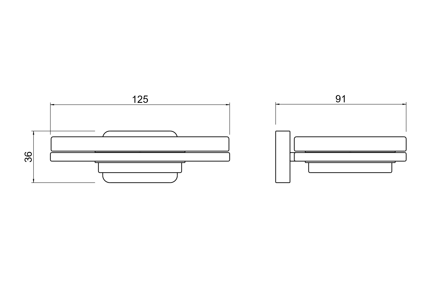 Мыльница Aquatek Либра AQ4303CR хром