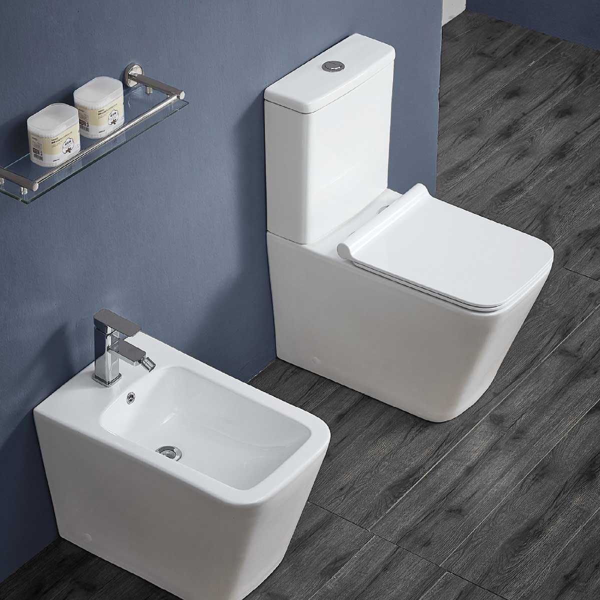 Унитаз напольный Vincea Q-Line VT2-12 белый, с сиденьем микролифт