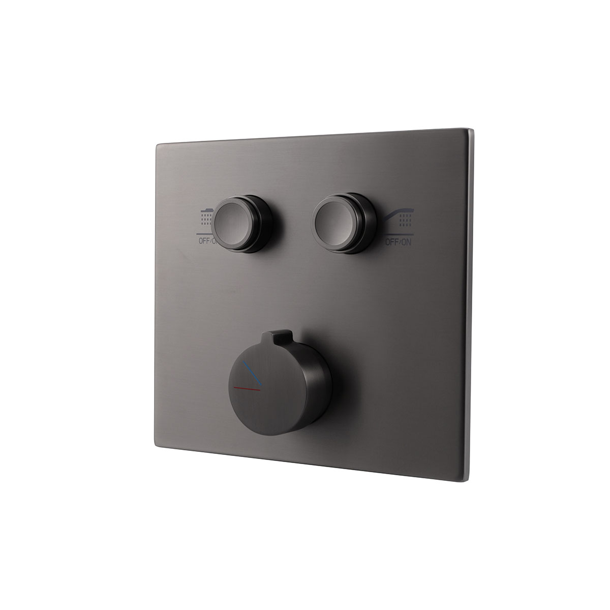 Душевой комплект Vincea VSFW-4211GM встраиваемый, 2 режима, вороненая сталь