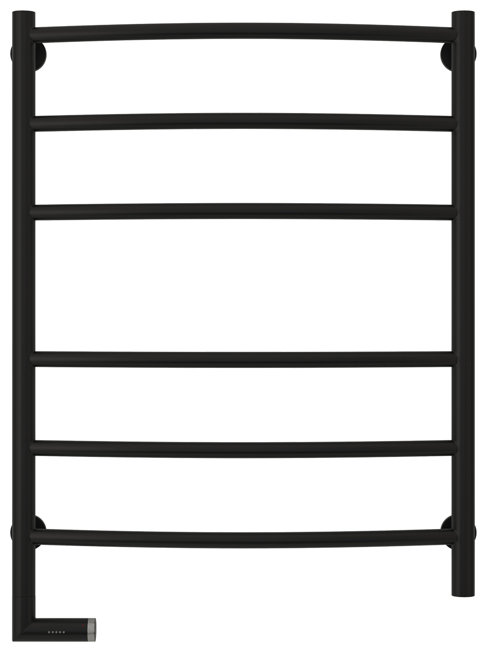 Полотенцесушитель электрический Сунержа Галант 2.0 80х60 черный матовый, подключение правое