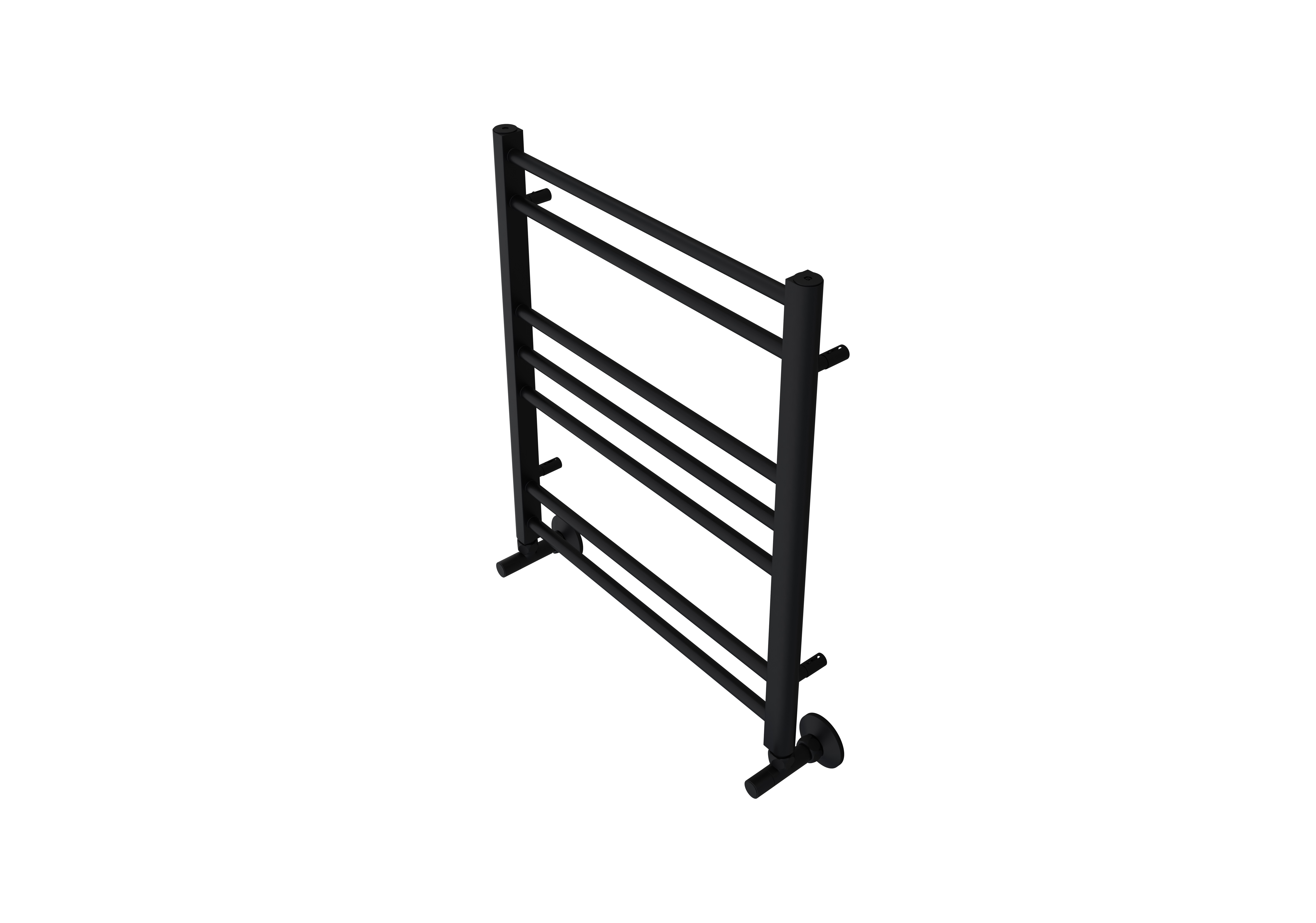 Полотенцесушитель водяной Aquatek Поларис AQ KO0760BL 60х50 черный муар