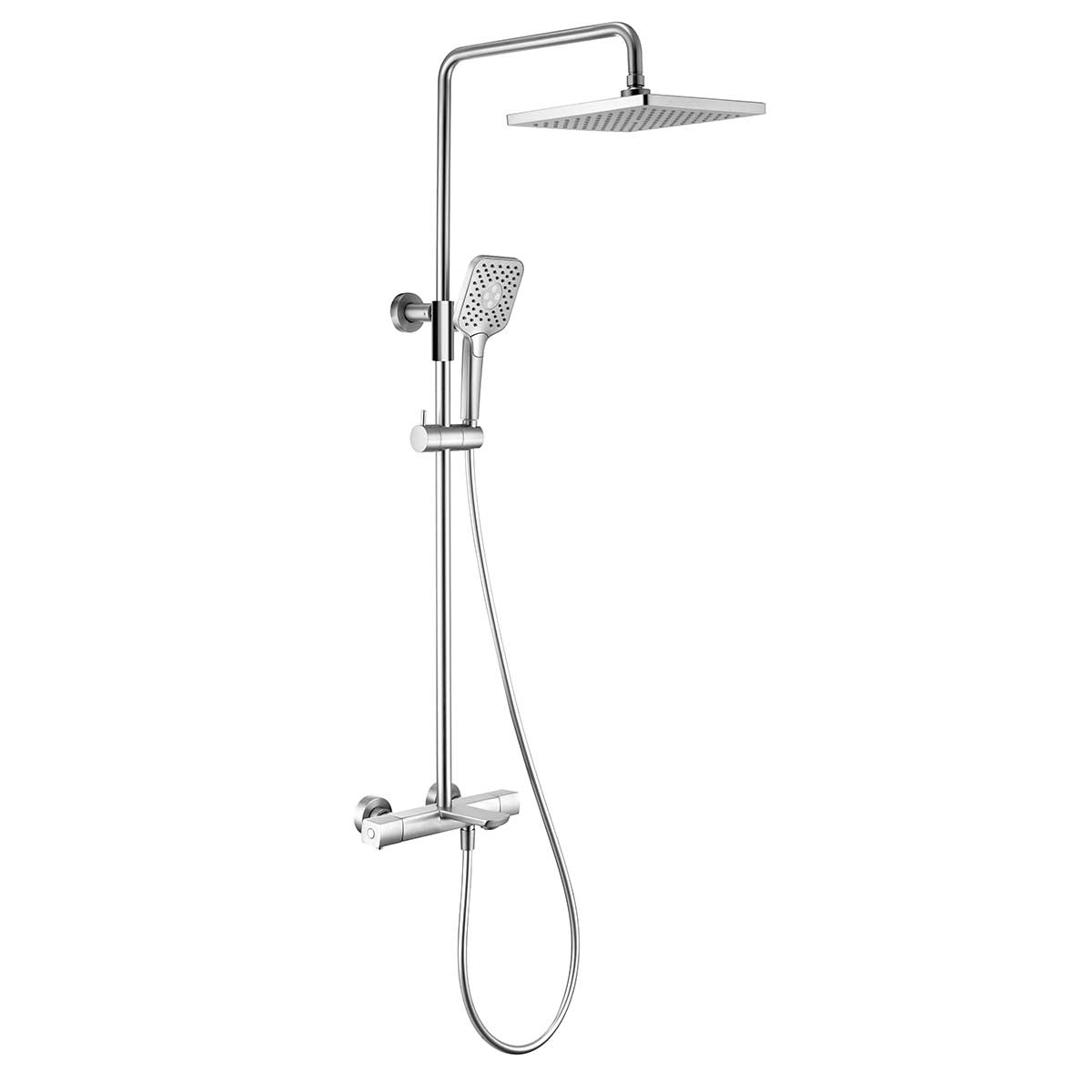 Душевая стойка с термостатом Vincea Next VSFS-1N1TCH хром
