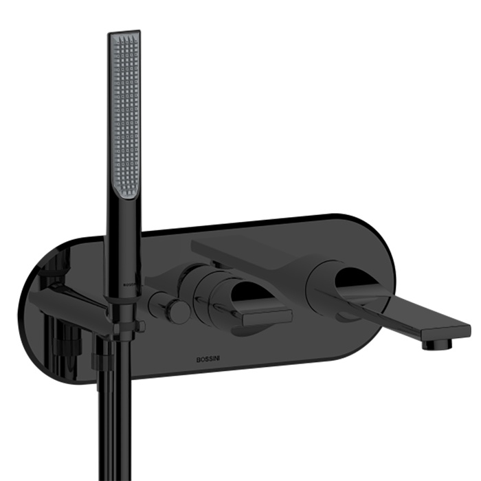Смеситель для ванны с душем Bossini Apice Z00555.073 черный матовый
