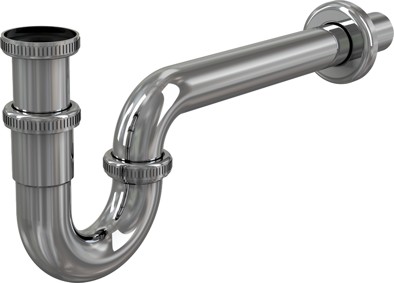 Сифон для биде Alcaplast A45E хром