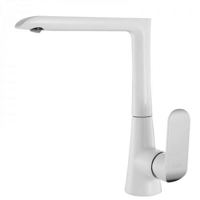 Смеситель для кухни IDDIS Calipso CALSBL0i05 белый матовый/хром глянцевый