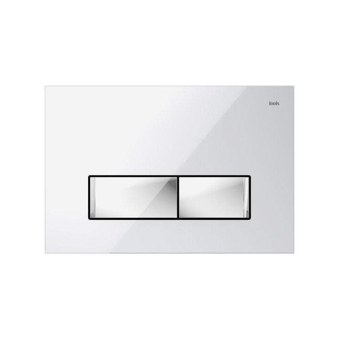 Кнопка смыва для унитаза IDDIS Uniglass UNG02WCi77 белый