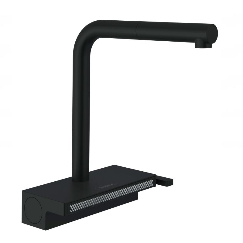 Смеситель для кухни Hansgrohe Aquno Select M81 73830670 черный матовый