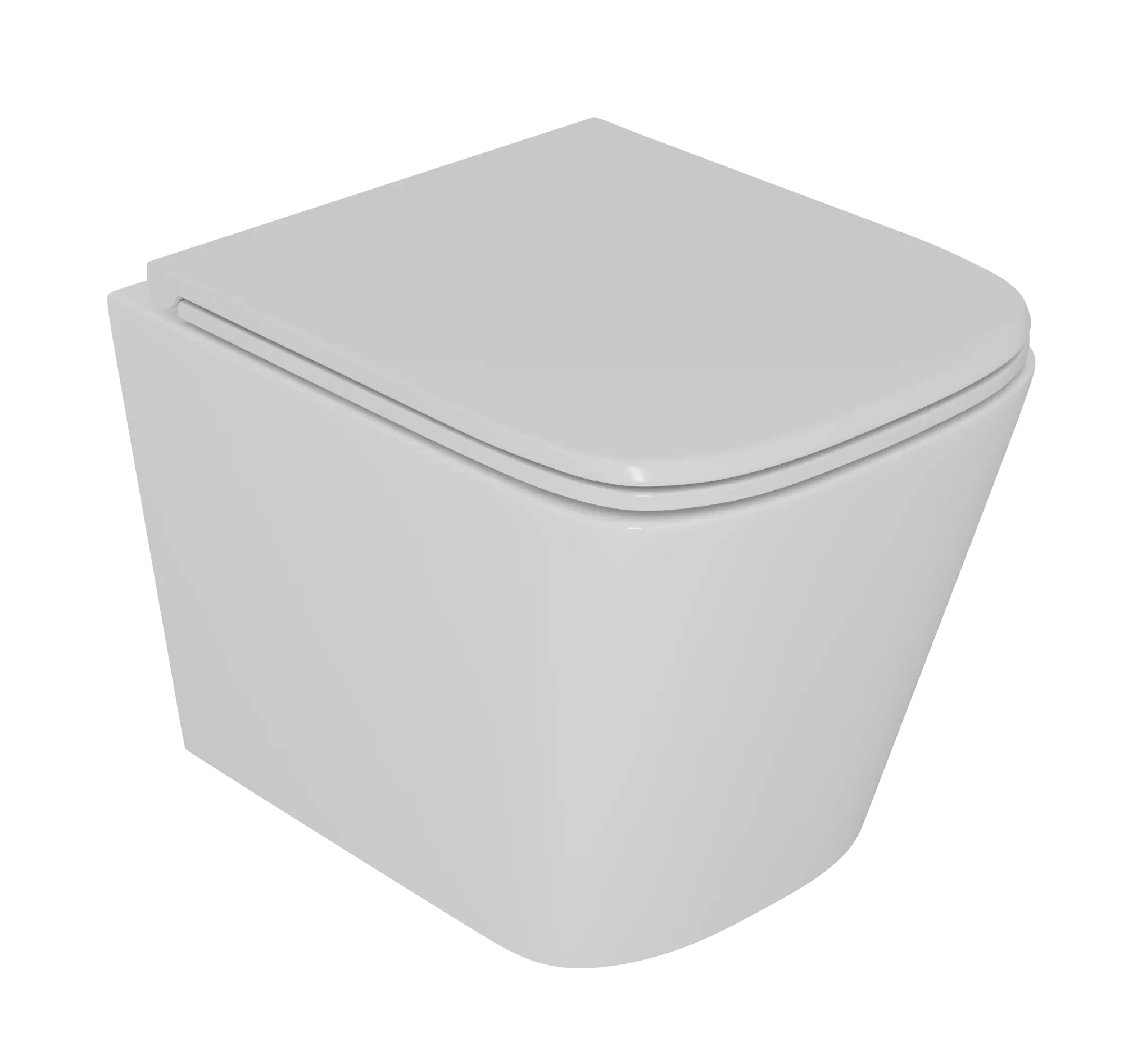 Унитаз подвесной D&K Berlin DT1436516 белый, с сиденьем микролифт