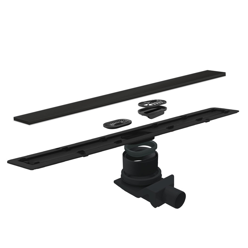 Душевой лоток Pestan Confluo Frameless Line 300 Black Matte