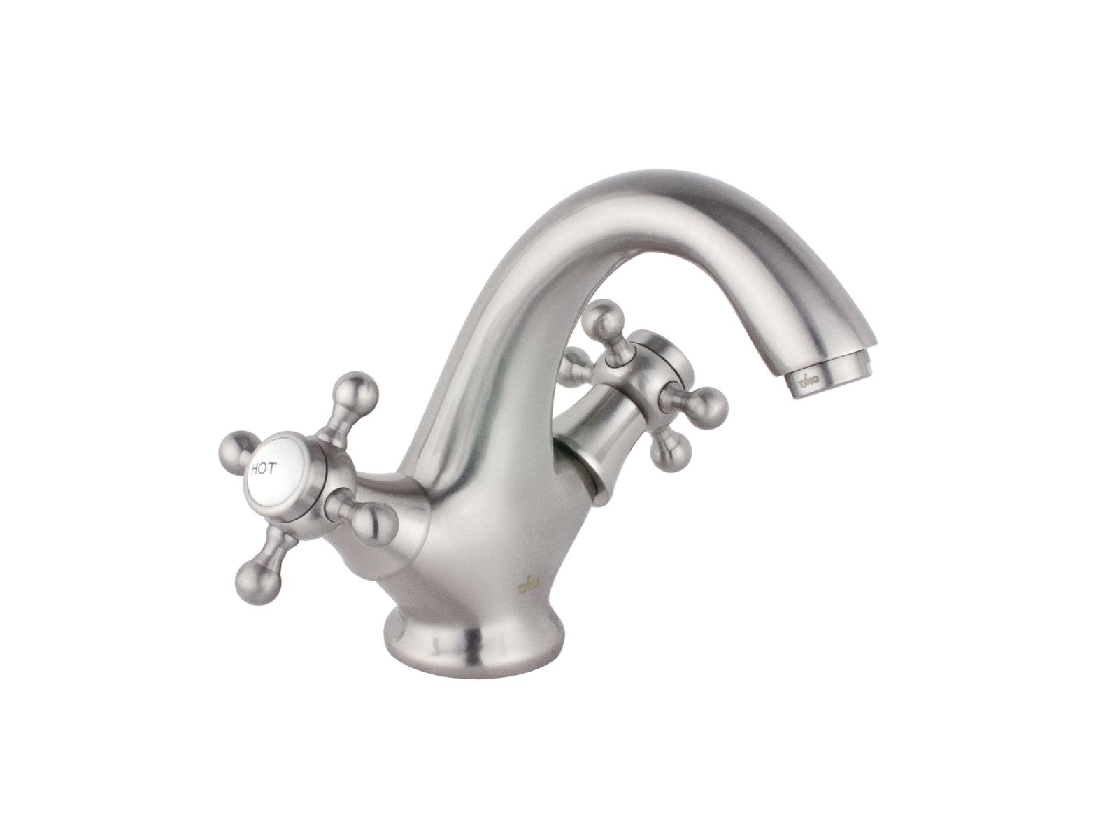 Смеситель для раковины Timo Nelson 1911F silver серебро