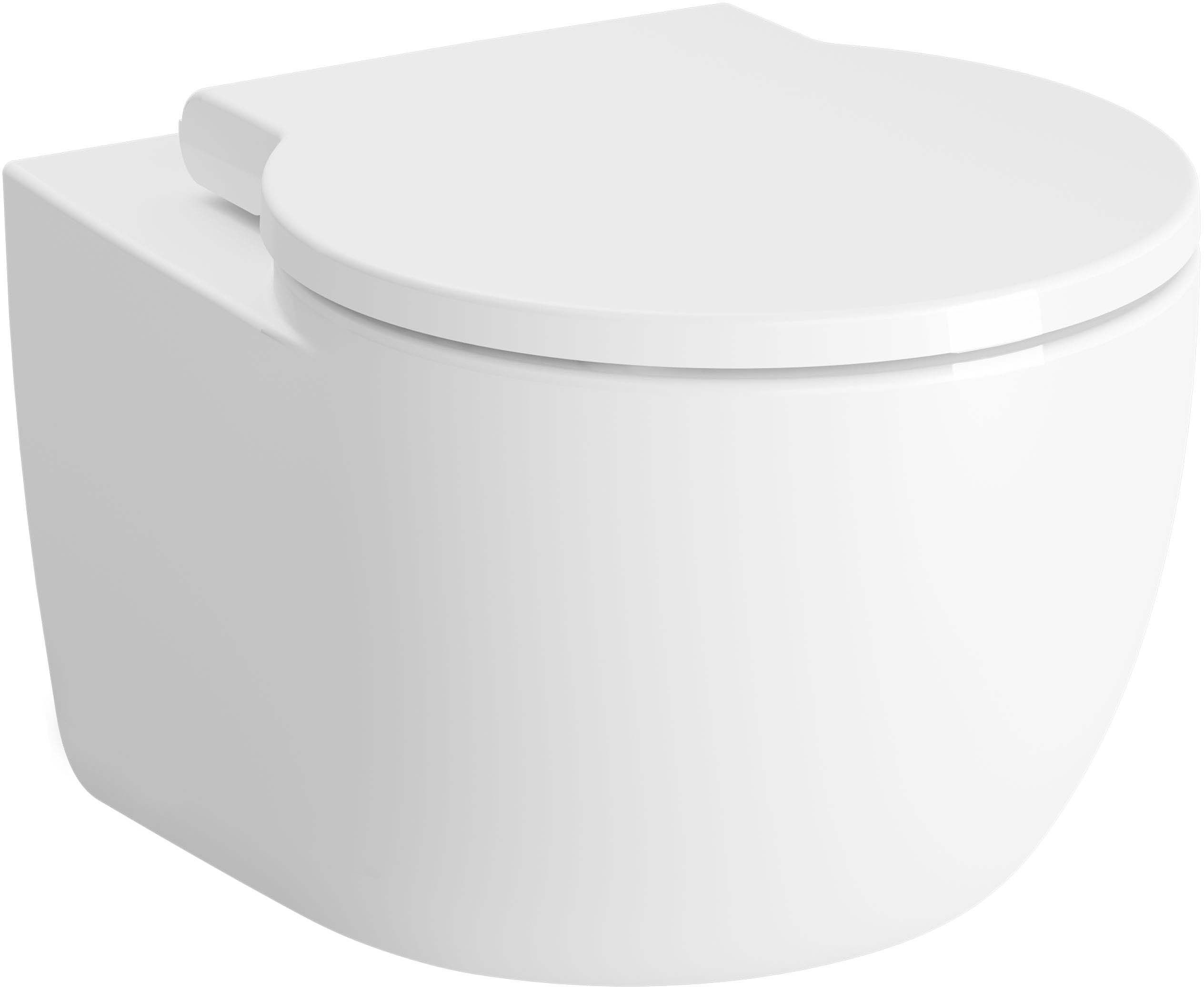 Унитаз подвесной безободковый Vitra Voyage 7233B403-0075 белый, без сиденья