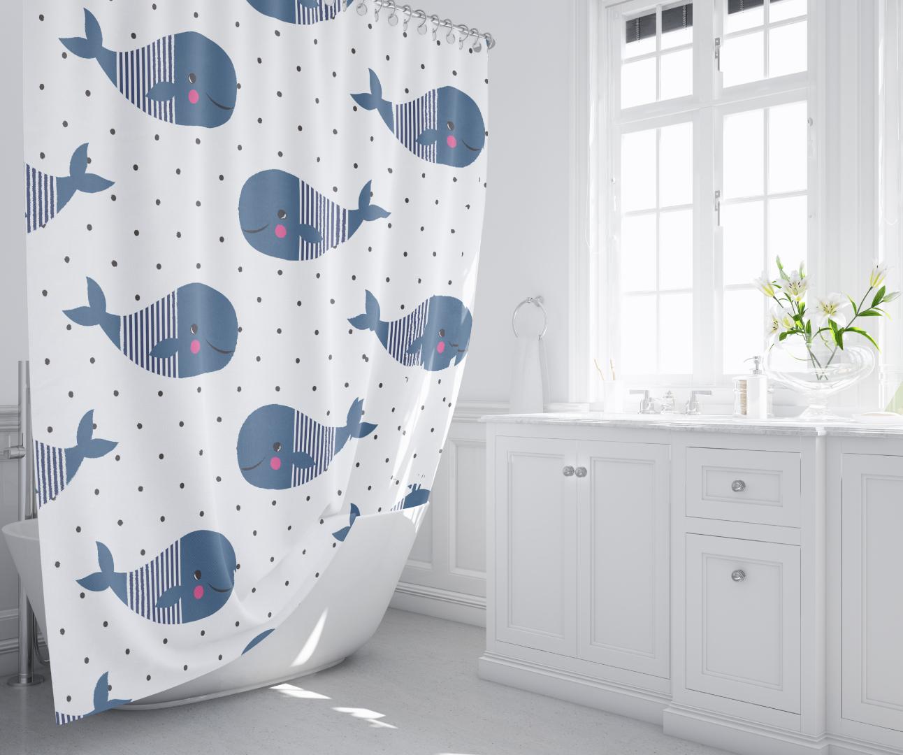 Штора для ванной Fixsen Drop, FX-1508