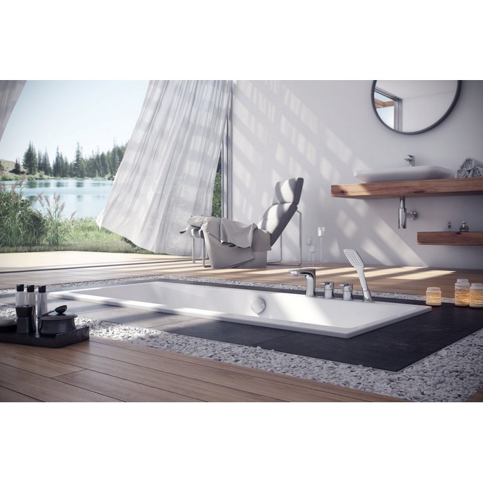 Ванна акриловая EXCELLENT Pryzmat Slim 150x75