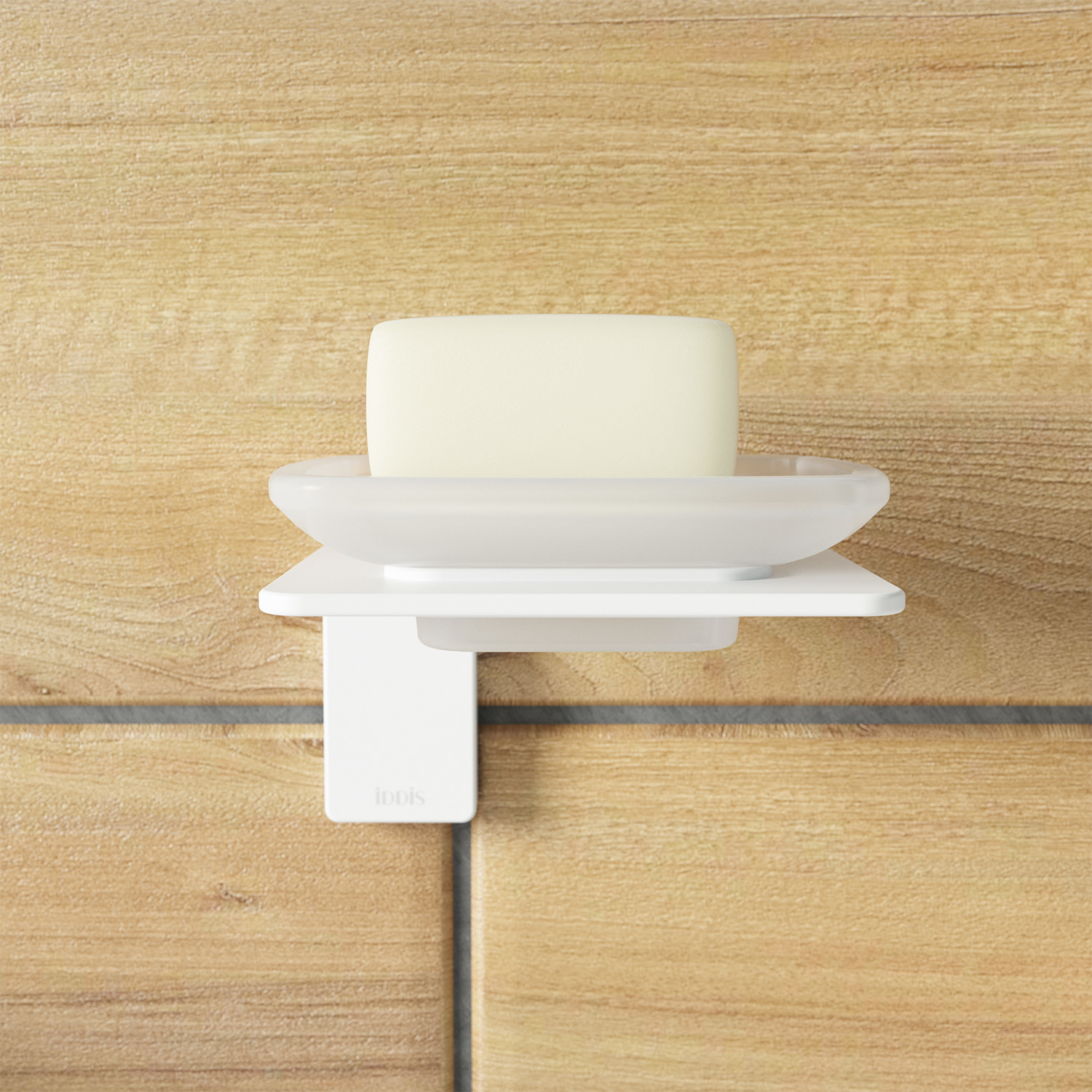 Мыльница для ванной IDDIS Slide SLIWTG0i42 белый матовый