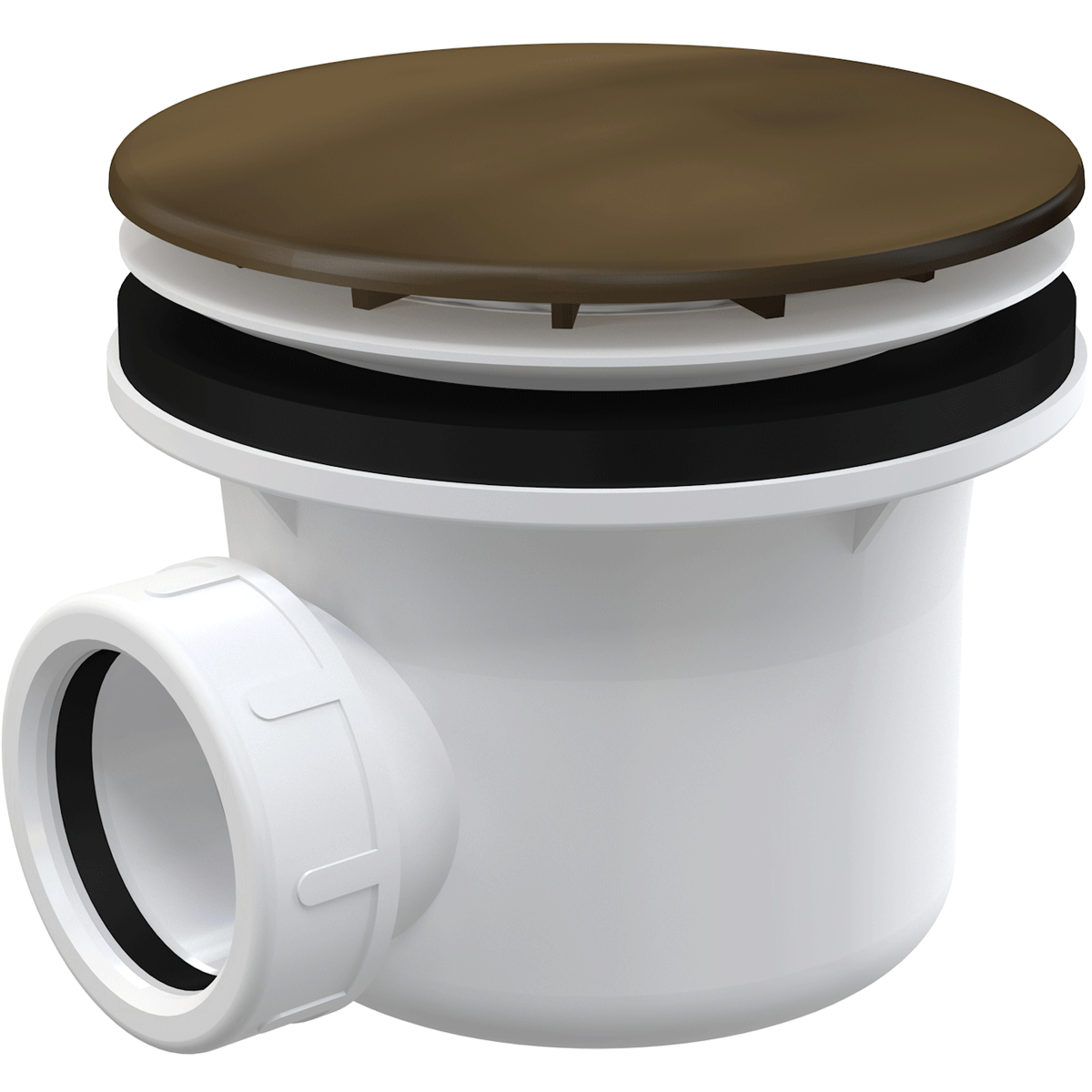 Сифон для душевого поддона Alcaplast A49ANTIC бронза