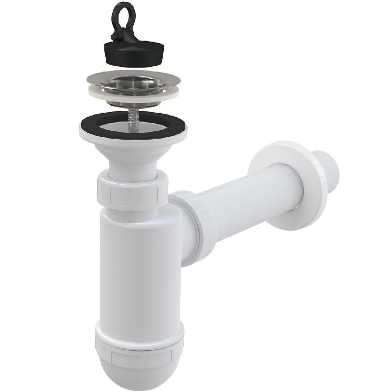 Сифон для раковины Alcaplast A41 хром