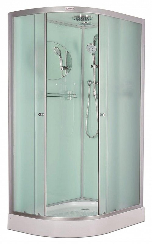 Душевая кабина Esbano ESKB115CR 115x85x210см, профиль хром матовый, стекло рифленое