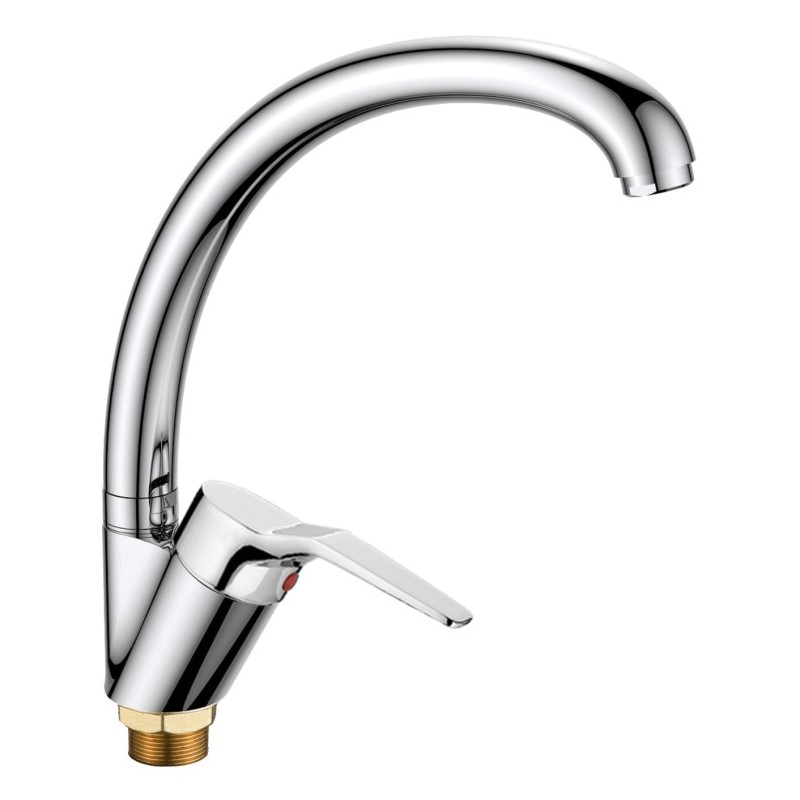 Смеситель для кухни Haiba HB4163-2, хром