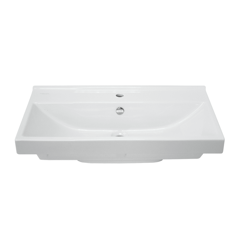 Раковина встраиваемая сверху 80см Sanita Luxe Fest FST80SLWB01 белый