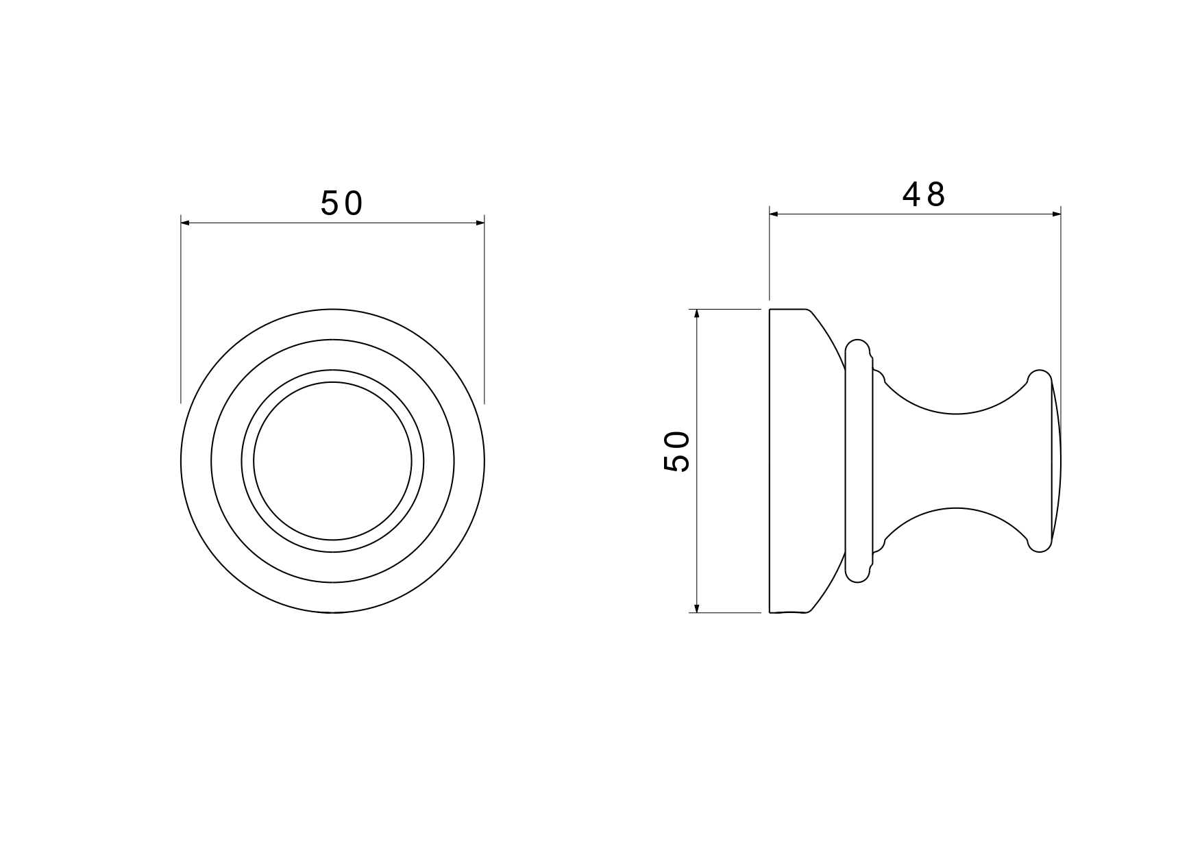 Крючок Aquatek Классик AQ4501PG золото